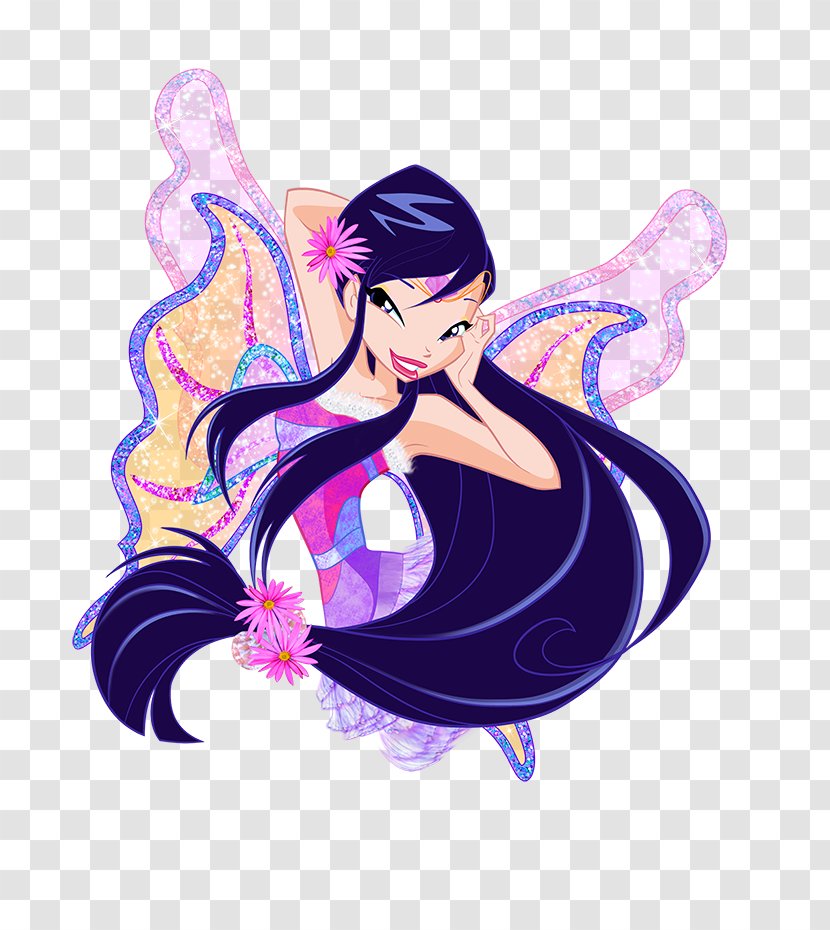 Cartoon Sirenix Musa - Flower - Winx Club Transparent PNG