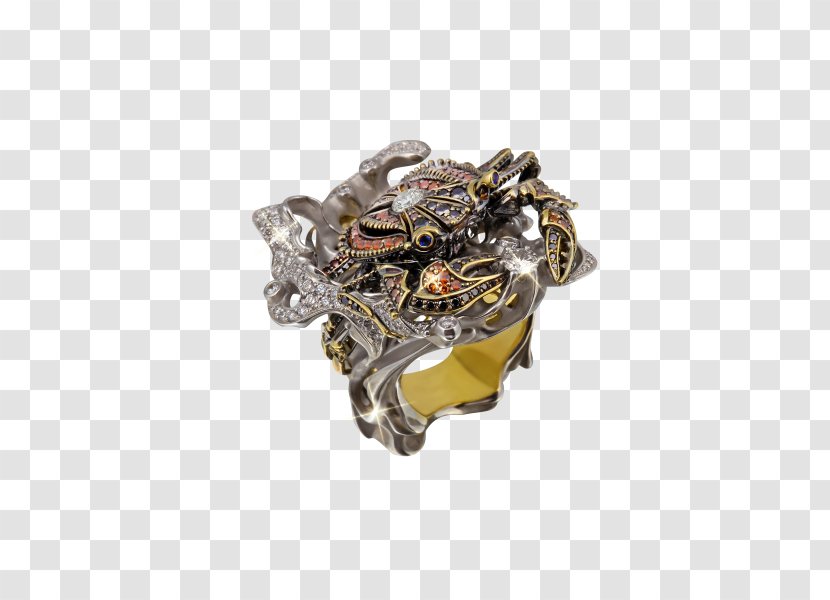 Ring Gold Brilliant Diamond Platinum - Metal - Snow Crab Transparent PNG