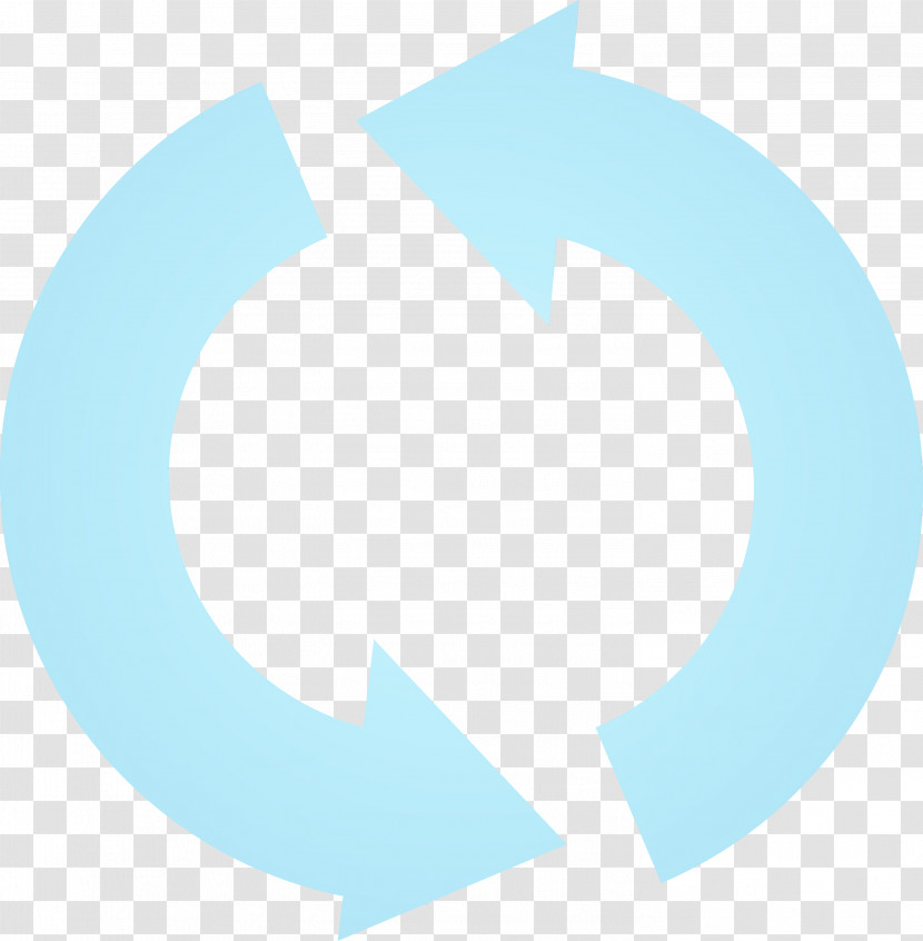 Aqua Turquoise Azure Logo Circle Transparent PNG