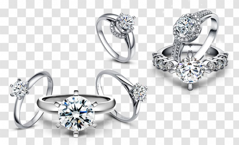 Wedding Ring Diamond Jewellery - Material Properties Of Transparent PNG