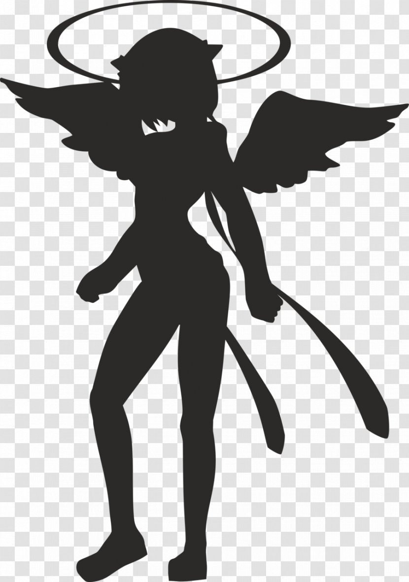 Clip Art Illustration Legendary Creature Black Silhouette - Mythical - Chinese Momo Transparent PNG