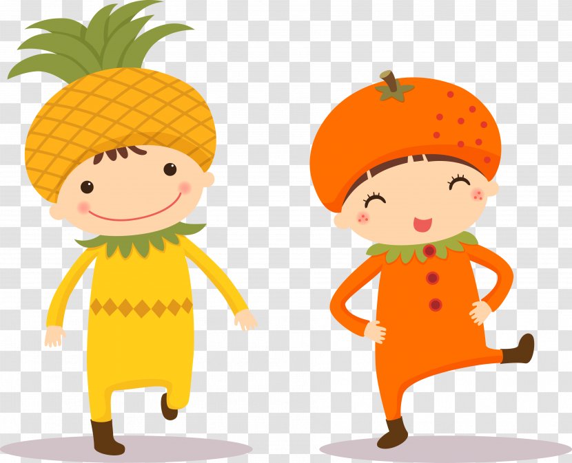 Cartoon Auglis Illustration - Orange - Vector Yellow Fruit Child Transparent PNG