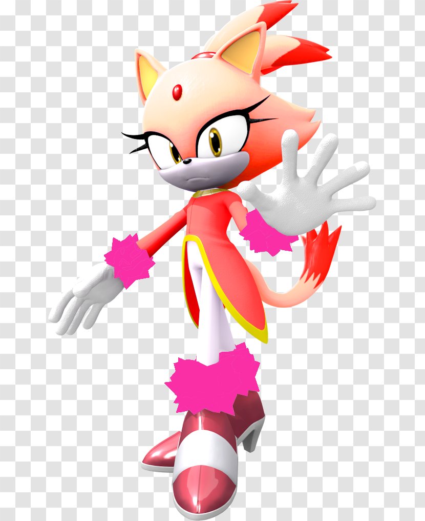 Sonic The Hedgehog 3D Shadow Knuckles Echidna - Blaze Transparent PNG