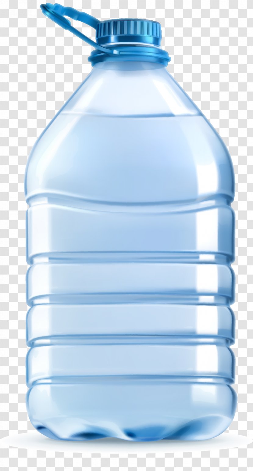 Plastic Bottle Bottled Water - Vector Mineral Transparent PNG