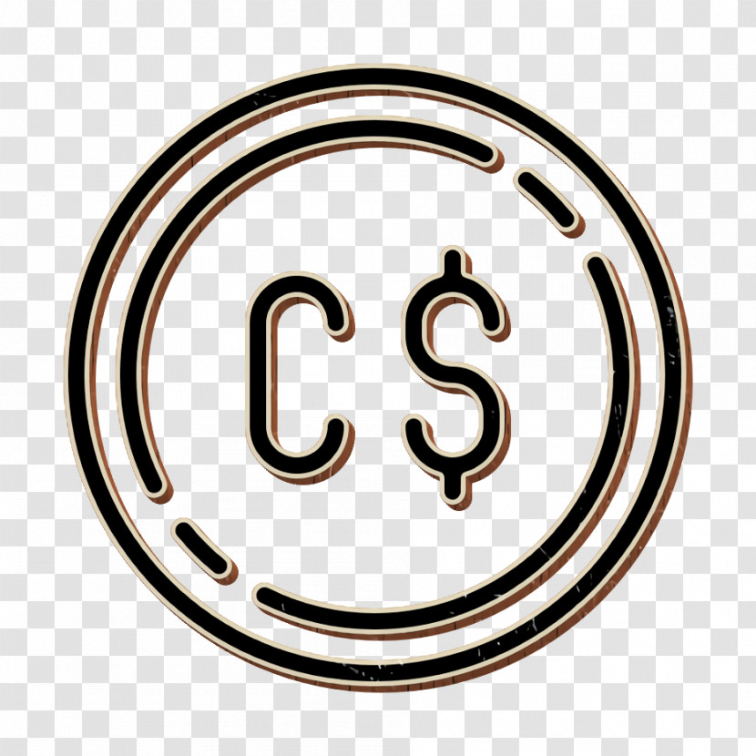 Canadian Dollar Icon Business And Finance Icon Canada Icon Transparent PNG