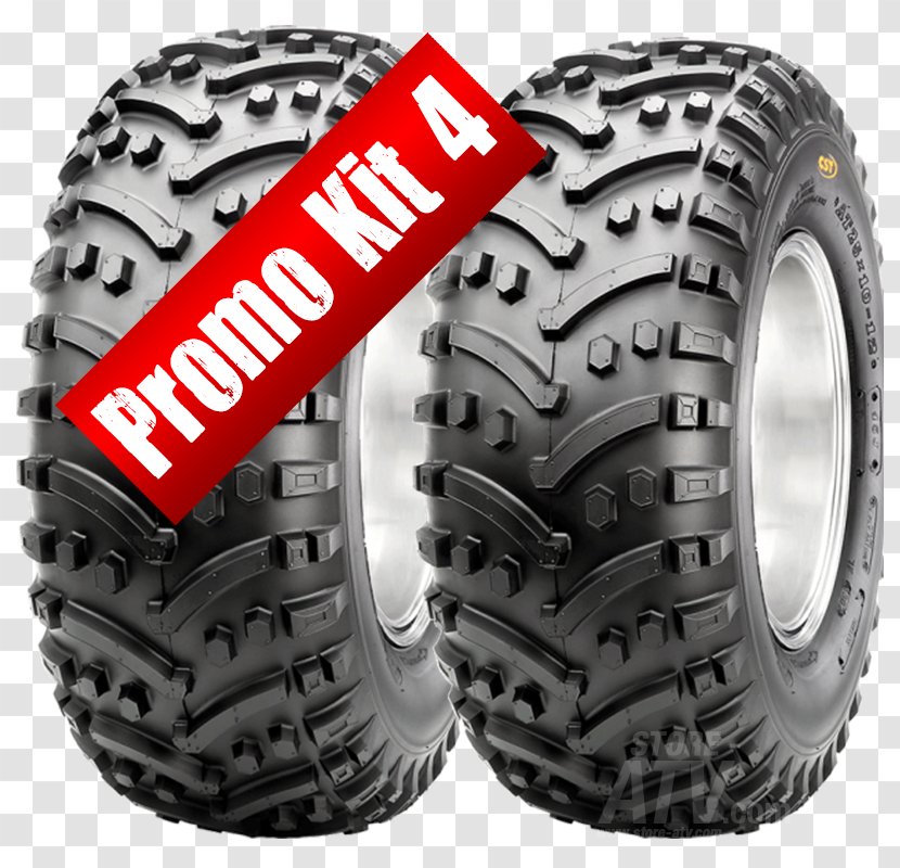 Tread All-terrain Vehicle Tire Motorcycle Side By - Synthetic Rubber Transparent PNG