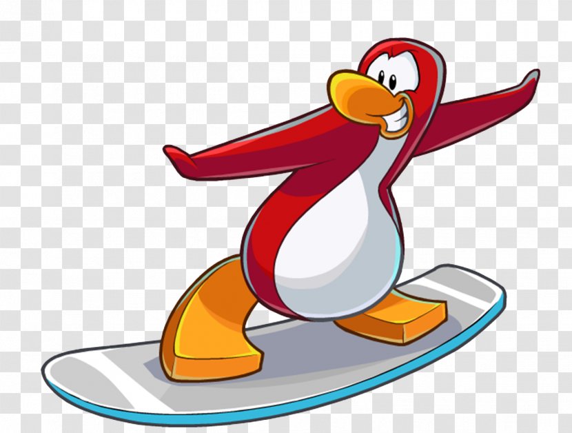 Club Penguin Vanimo Surfing - Wing - Penguins Transparent PNG