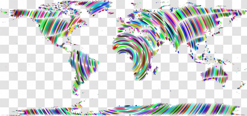 World Map Globe Vector - Point Transparent PNG