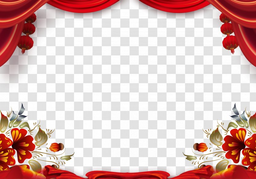 New Year's Eve Chinese Year Day - S - Background Border Transparent PNG