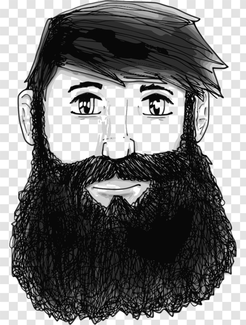 Clip Art Openclipart Beard Vector Graphics Image - Cartoon Transparent PNG