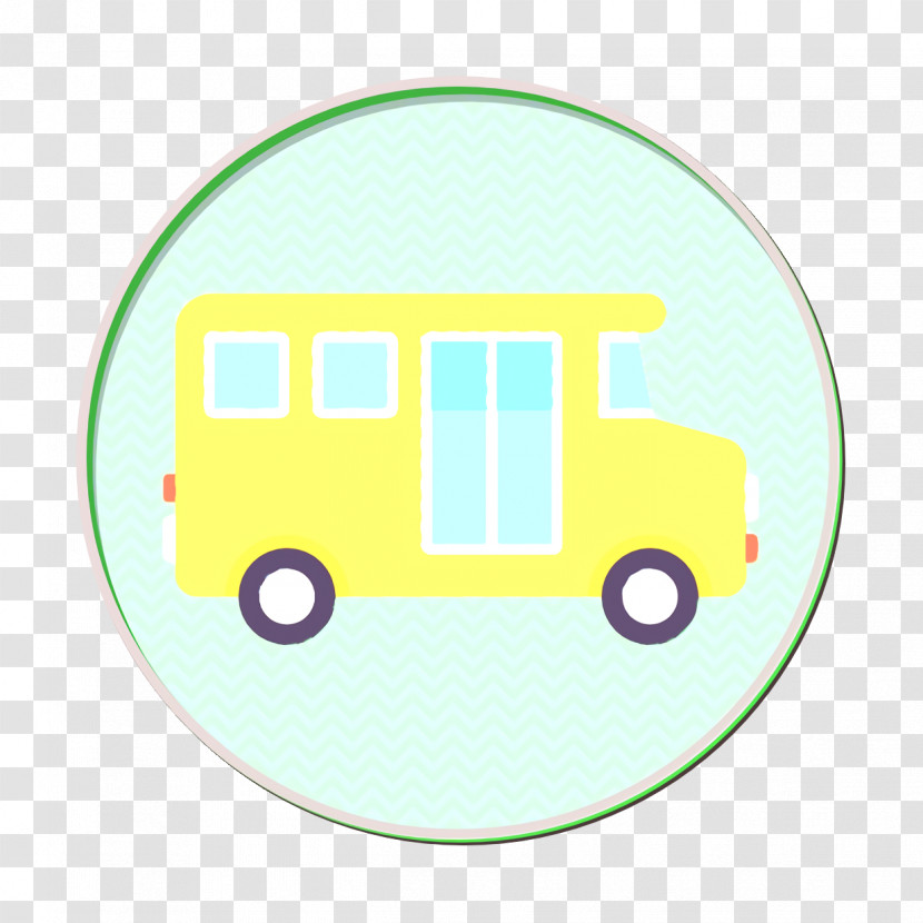 Modern Education Icon School Bus Icon Transport Icon Transparent PNG