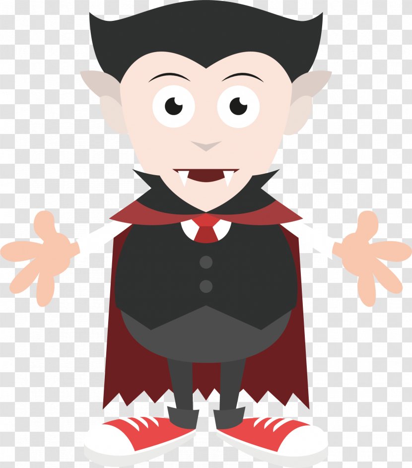 Drawing Vampire Illustration - Vector Painted Transparent PNG