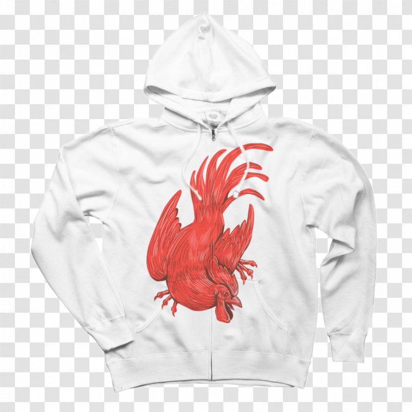 Hoodie T-shirt - Cartoon - Year Of The Rooster Transparent PNG