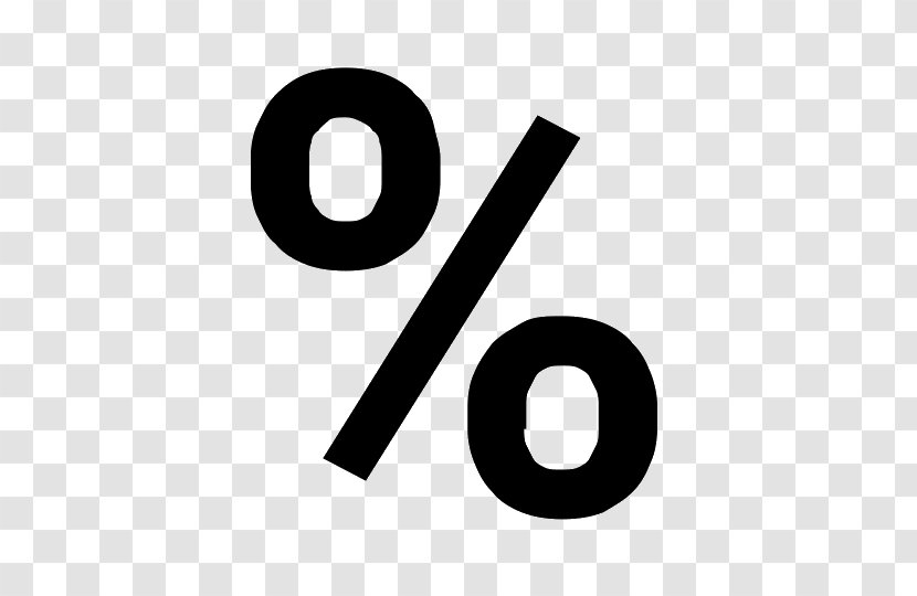 Percent Sign Percentage Number - Slash Transparent PNG