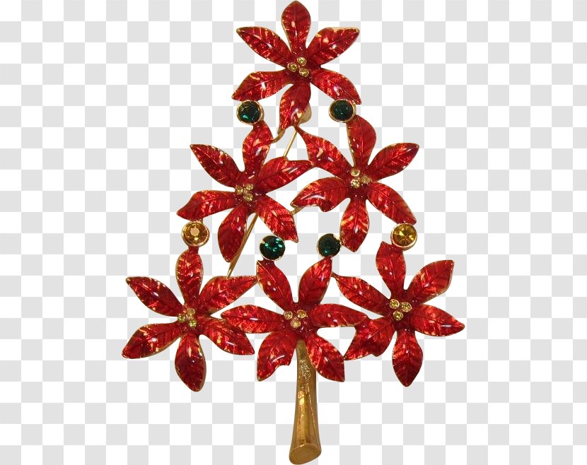 Christmas Ornament Poinsettia Tree Taxco - Cutting - National Day Decoration Transparent PNG