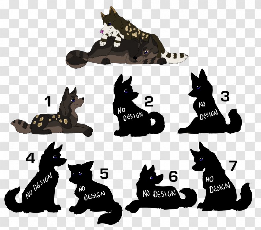 Cat Dog Shoe Font - Small To Medium Sized Cats Transparent PNG