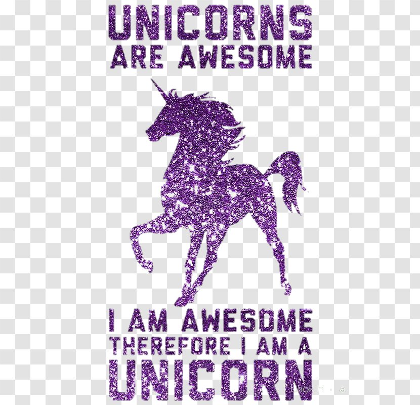 Unicorn Horse Bluza Hoodie I'm Awesome - Sweater Transparent PNG