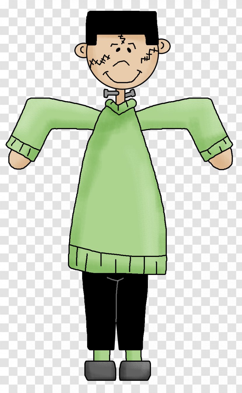 Cartoon Green Gesture Transparent PNG