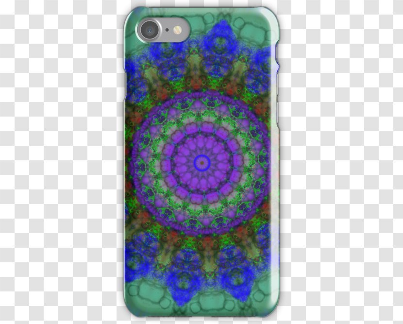 IPhone 8 7 Cobalt Blue Kaleidoscope Symmetry - Mobile Phones - Circle Transparent PNG