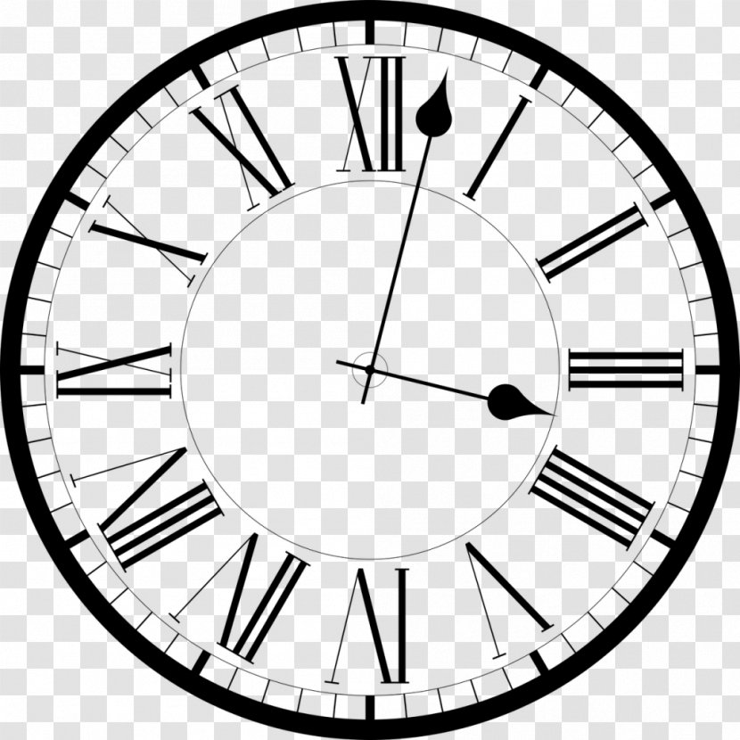 Clock Face Watch Clip Art Alarm Clocks - Floor Grandfather Transparent PNG