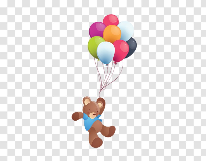 Toy Child Balloon Designer - Cartoon - Bear Element Transparent PNG