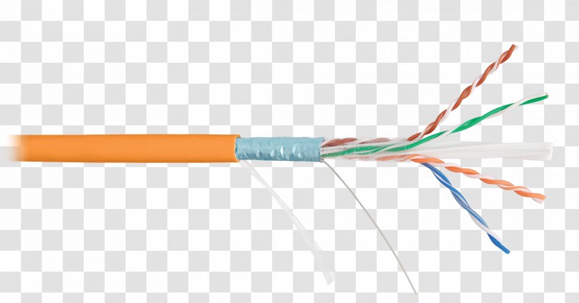 Network Cables Twisted Pair Electrical Cable Category 5 6 - American Wire Gauge - Rj 45 Transparent PNG