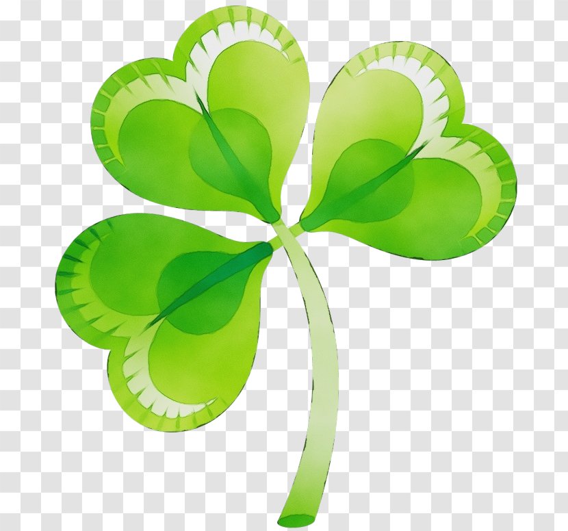 Saint Patricks Day - Shamrock - Wheel Plant Stem Transparent PNG