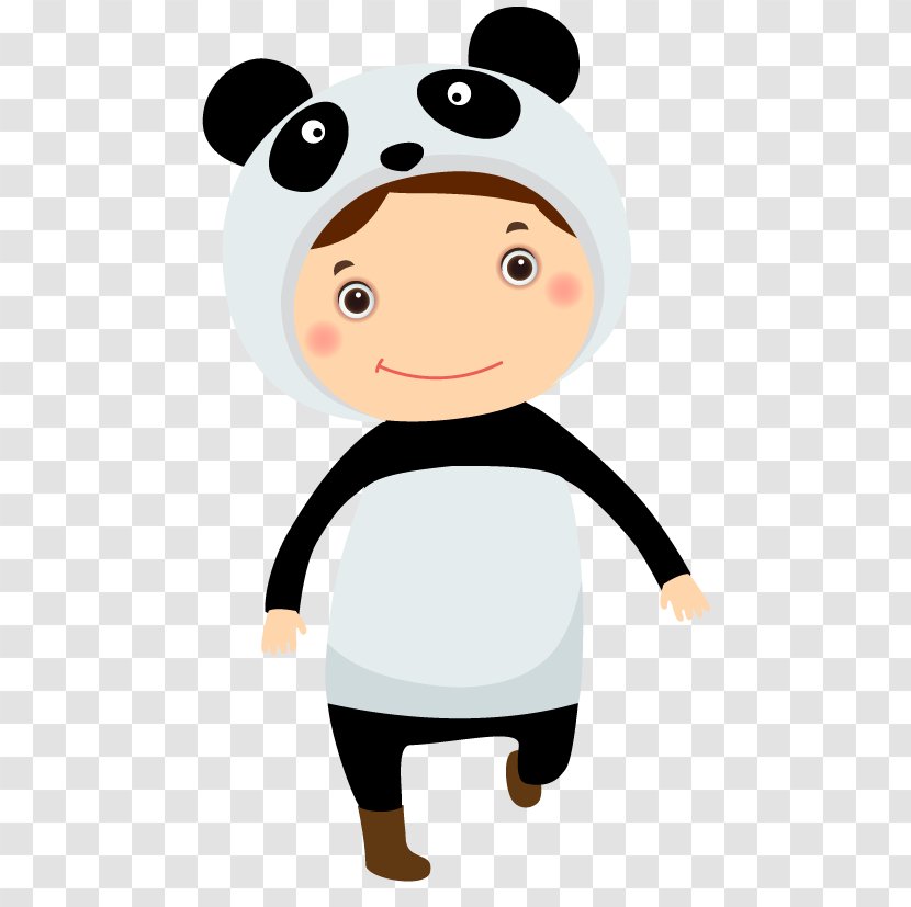 Childrens Clothing Dress - Fictional Character - Wearing Panda Child Transparent PNG