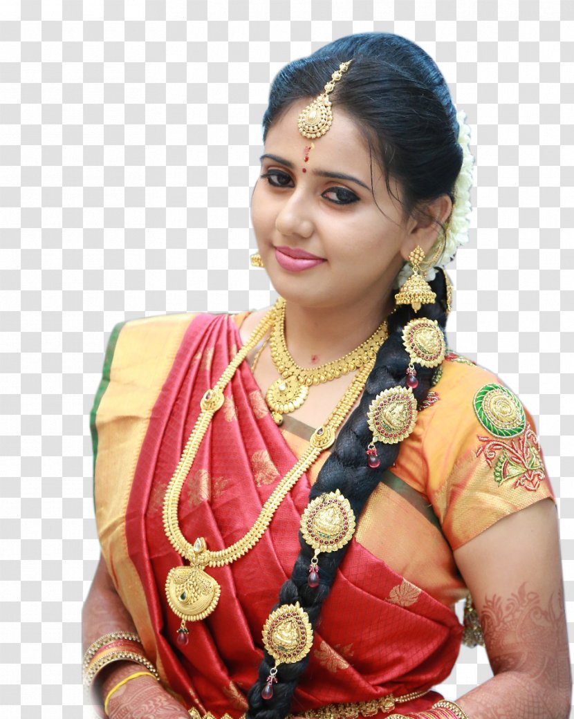 Jewellery Sari Model Bride Wedding Dress - Fashion Accessory - Indian Transparent PNG