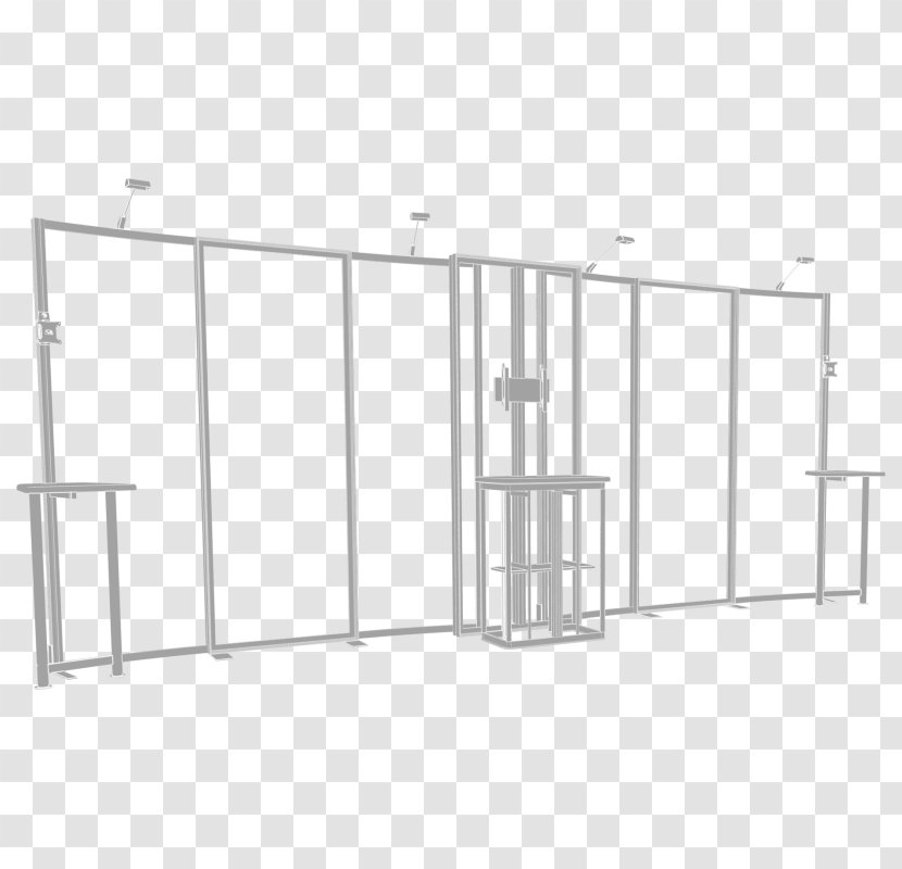 Handrail Line Angle Fence - Furniture Transparent PNG