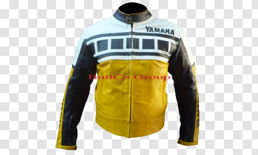 Leather Jacket Motorcycle Helmets Yamaha Motor Company - Clothing Transparent PNG