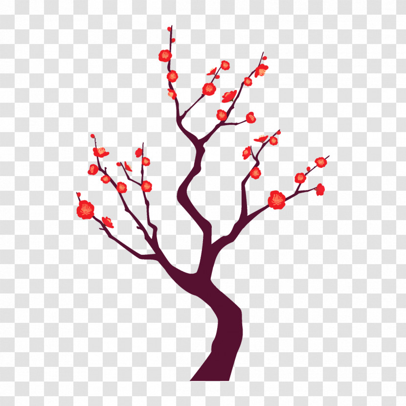 Plum Tree Plum Winter Flower Transparent PNG