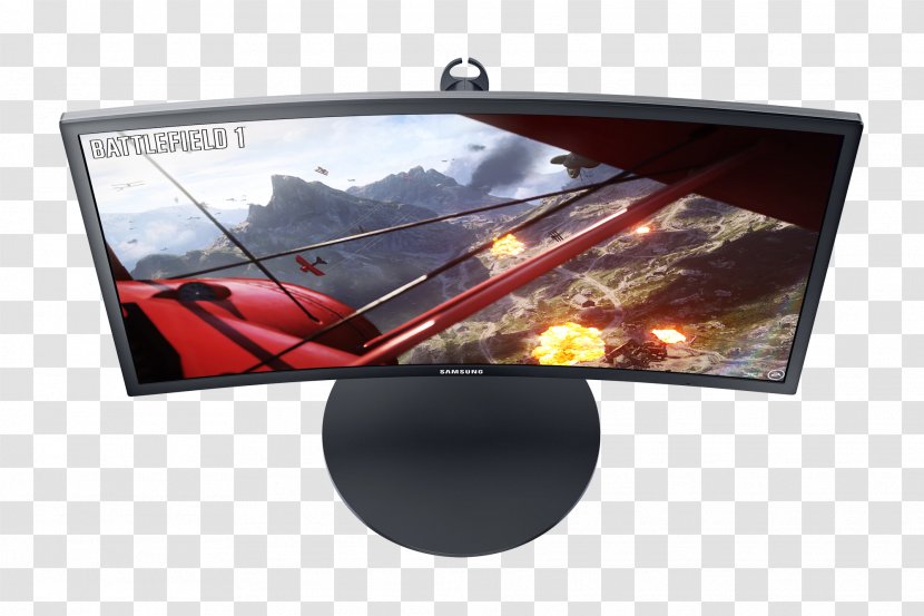 Samsung CFG7 Series Computer Monitors Curved Monitor FreeSync - Screen Transparent PNG