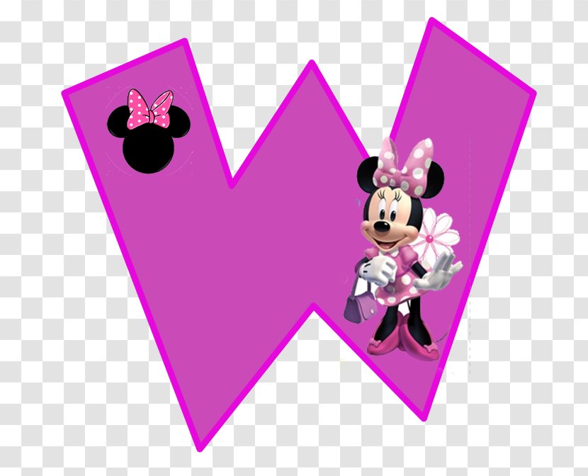 Minnie Mouse Mickey Letter Alphabet The Walt Disney Company Transparent PNG