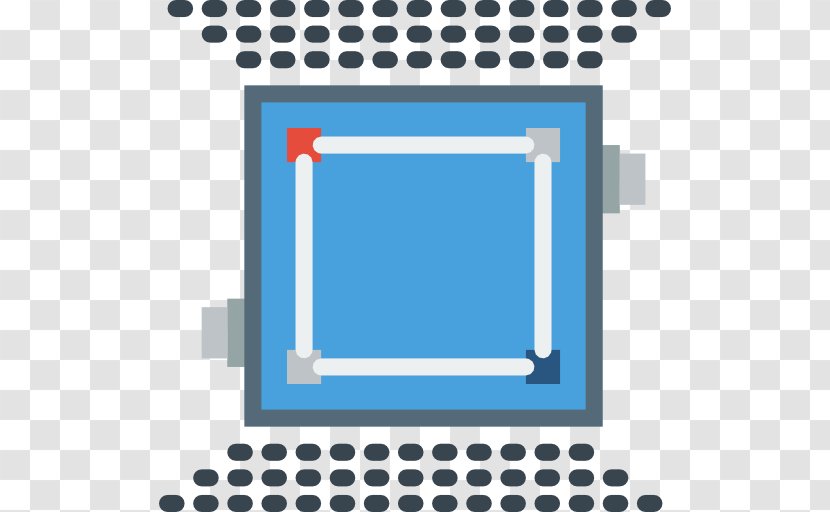Boxing Ring Sport Icon - Scalable Vector Graphics - Blue Transparent PNG