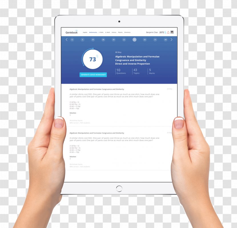 Apple IPad 4 App Store Swift - Gesture Transparent PNG