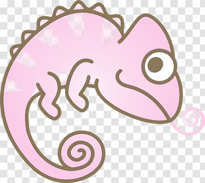 Pink Sticker Seahorse Transparent PNG