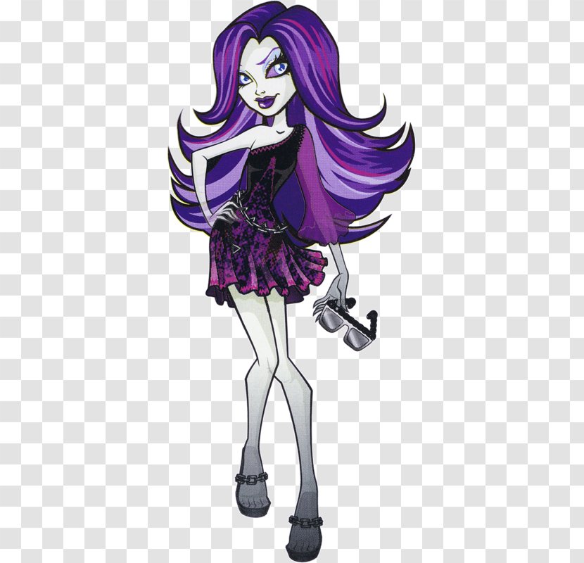 Ghoul Monster High Spectra Vondergeist Daughter Of A Ghost Doll Toy - Cartoon Transparent PNG