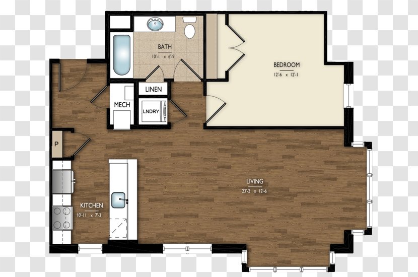 Floor Plan Windsor Station Apartment Amtrak - Luxury Transparent PNG