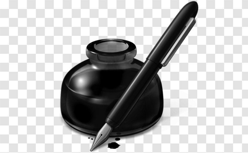 Fountain Pen Ink John Keating - Publishing - Black And Transparent PNG