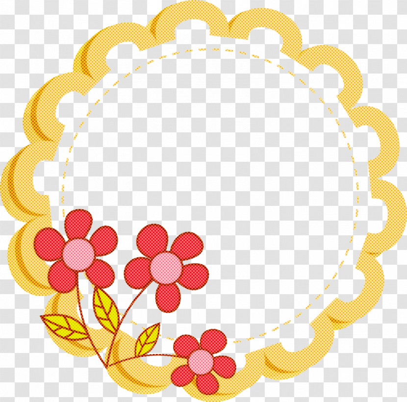 Flower Circle Frame Floral Circle Frame Circle Frame Transparent PNG