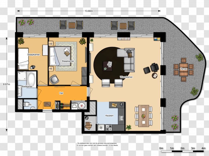 ISW Hoogeland Wendy Van Der Voort Apartment Beach Floor Plan Transparent PNG