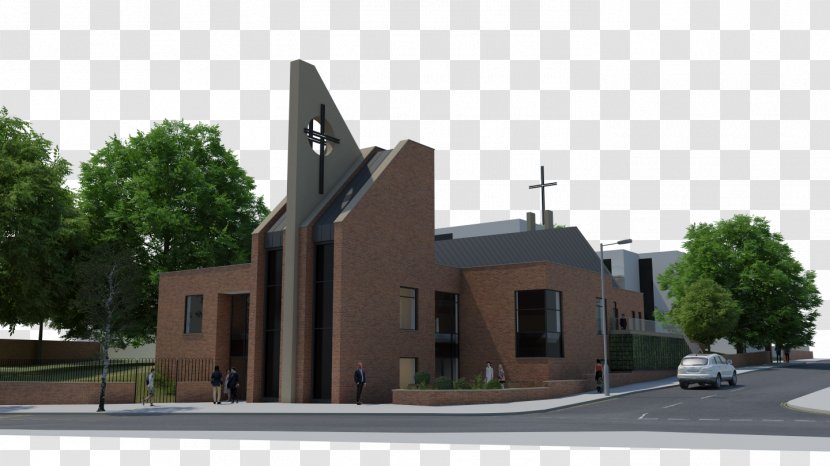 Wallington Methodist Church Building House Stoke Gifford - Property Transparent PNG