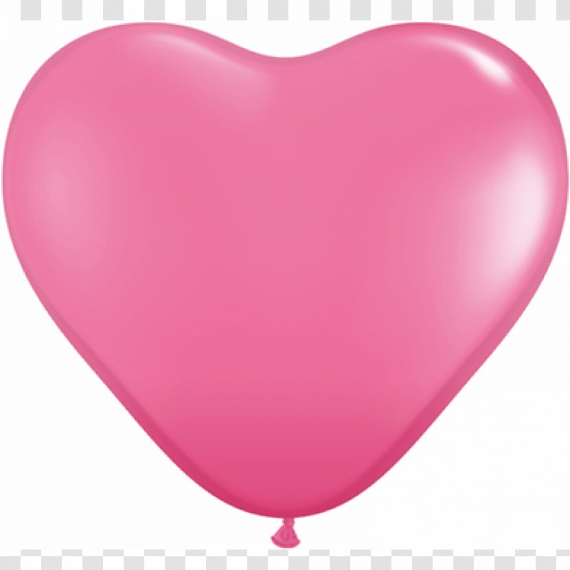 Balloon Heart Valentine's Day Birthday White - Pink Transparent PNG