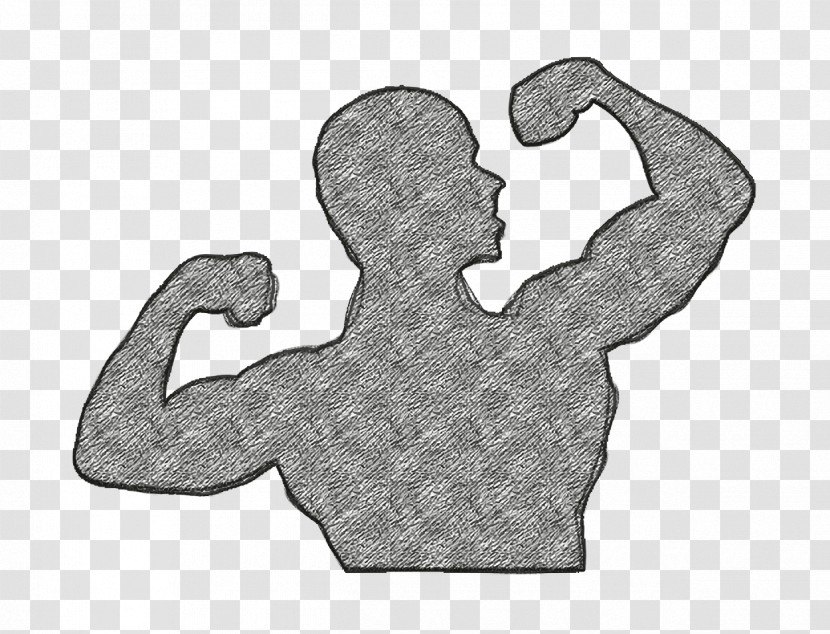 Gymnasticons Icon Male Gymnast Flexing Arms Icon People Icon Transparent PNG