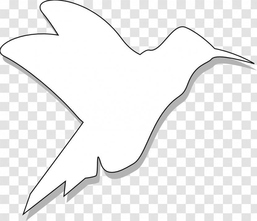 Line Art Black And White Drawing Clip - Plant - Peace Dove Transparent PNG