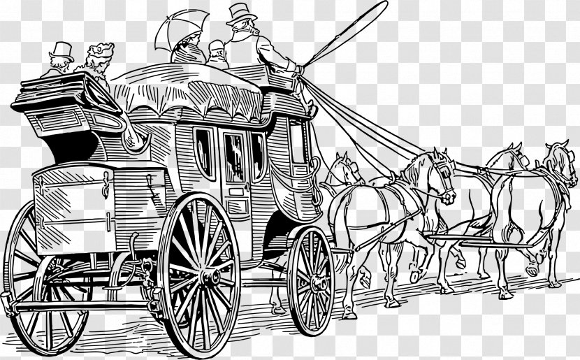 Horse-drawn Vehicle Carriage Stagecoach - Transport Transparent PNG
