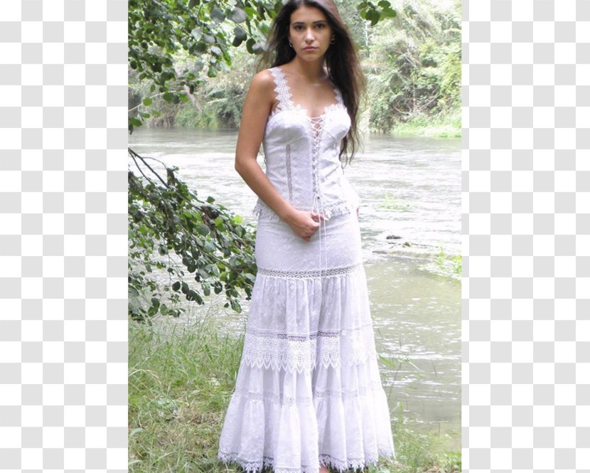 Wedding Dress Shoulder Tube Top Skirt - Tree Transparent PNG