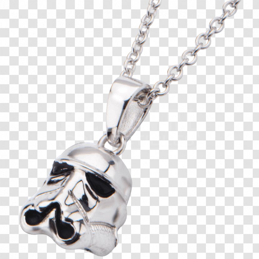 Jewellery Silver Necklace Charms & Pendants Clothing Accessories - Stormtrooper Transparent PNG