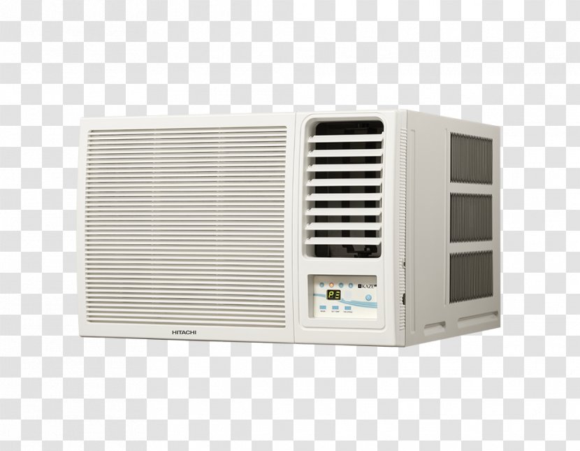 Air Conditioning Home Appliance Condenser Hitachi Room - Window Ac Transparent PNG